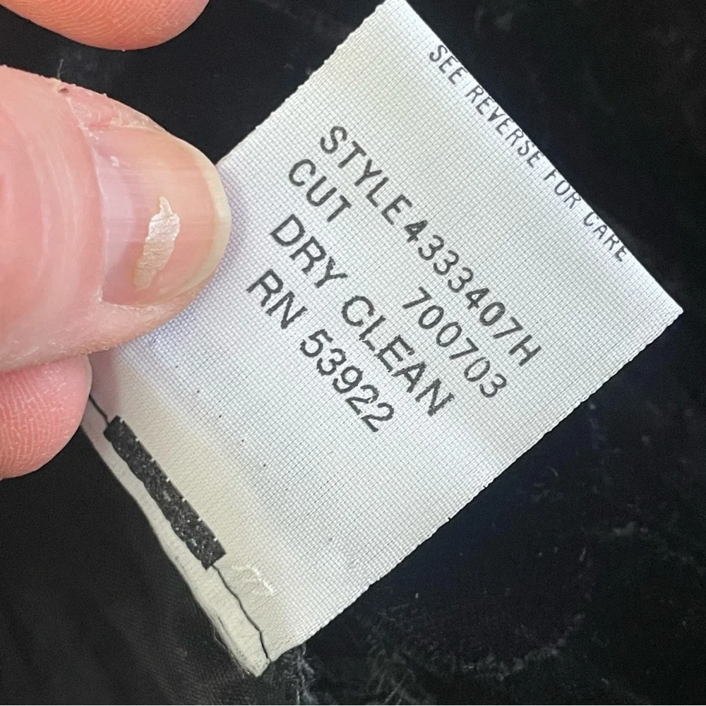 Z. CAVARICCI women’s 10 velvet sheer sleeveless whimsigoth - Picture 9 of 10